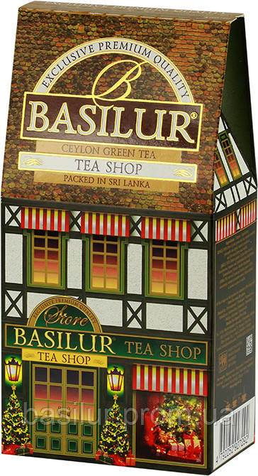 Чай зеленый Basilur листовой Чайный магазин 100г - фото 1 - id-p517232486
