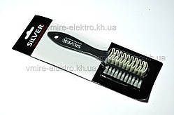 Щітка для замші та нубука комбінована Silver