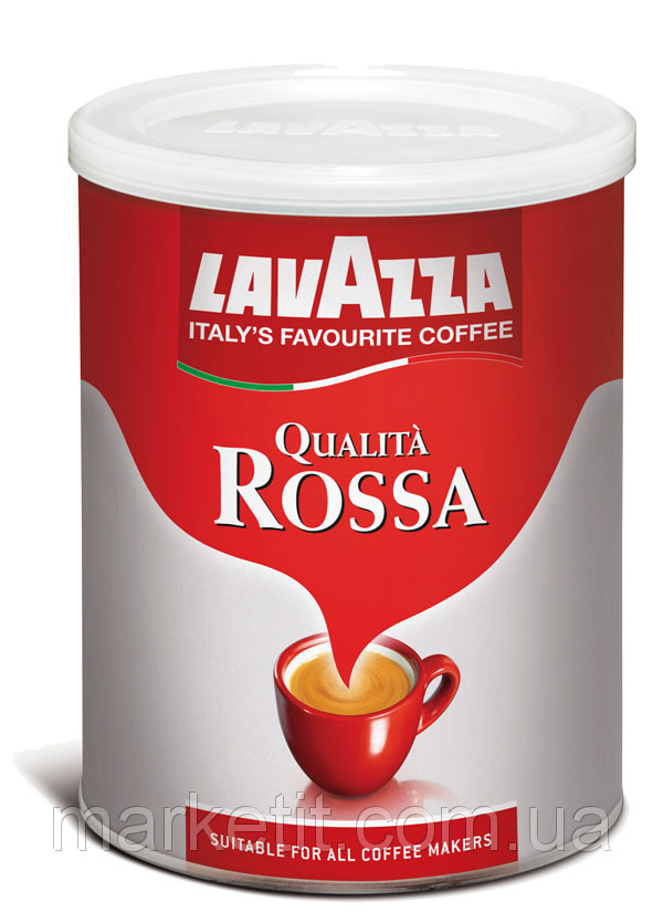 Кава мелена Lavazza Qualita Rossa ж/б 250 г.