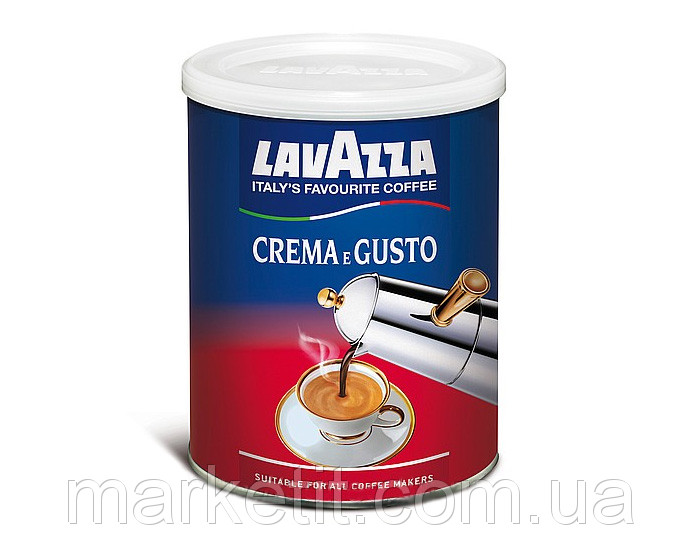 Кава мелена Lavazza Crema e Gusto Classico ж/б, 250 г