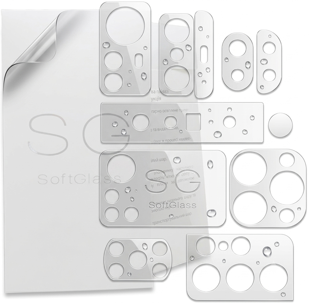 Бронеплівка для камери SoftGlass (вкажіть модель) зносостійка поліуретанова SoftGlass, фото 1
