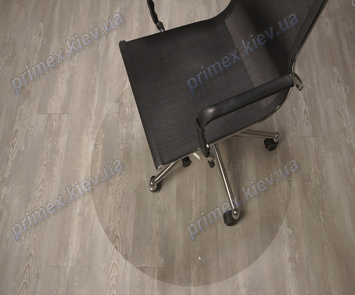 Ковер под кресло защитный прозрачный 1,5 мм 100 см круглый - фото 6 - id-p516087946