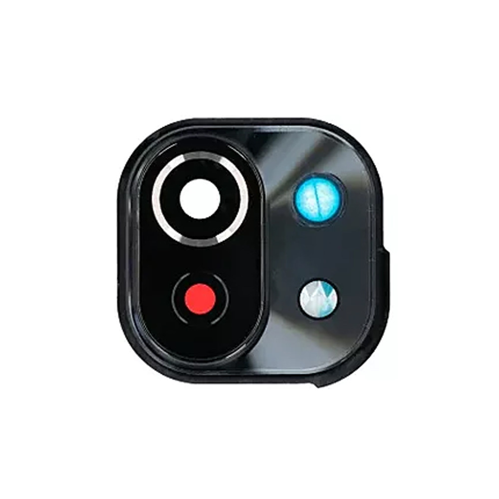 Скло камери Xiaomi Mi 11 Lite / Xiaomi Mi 11 Lite 5G Black (з рамкою)