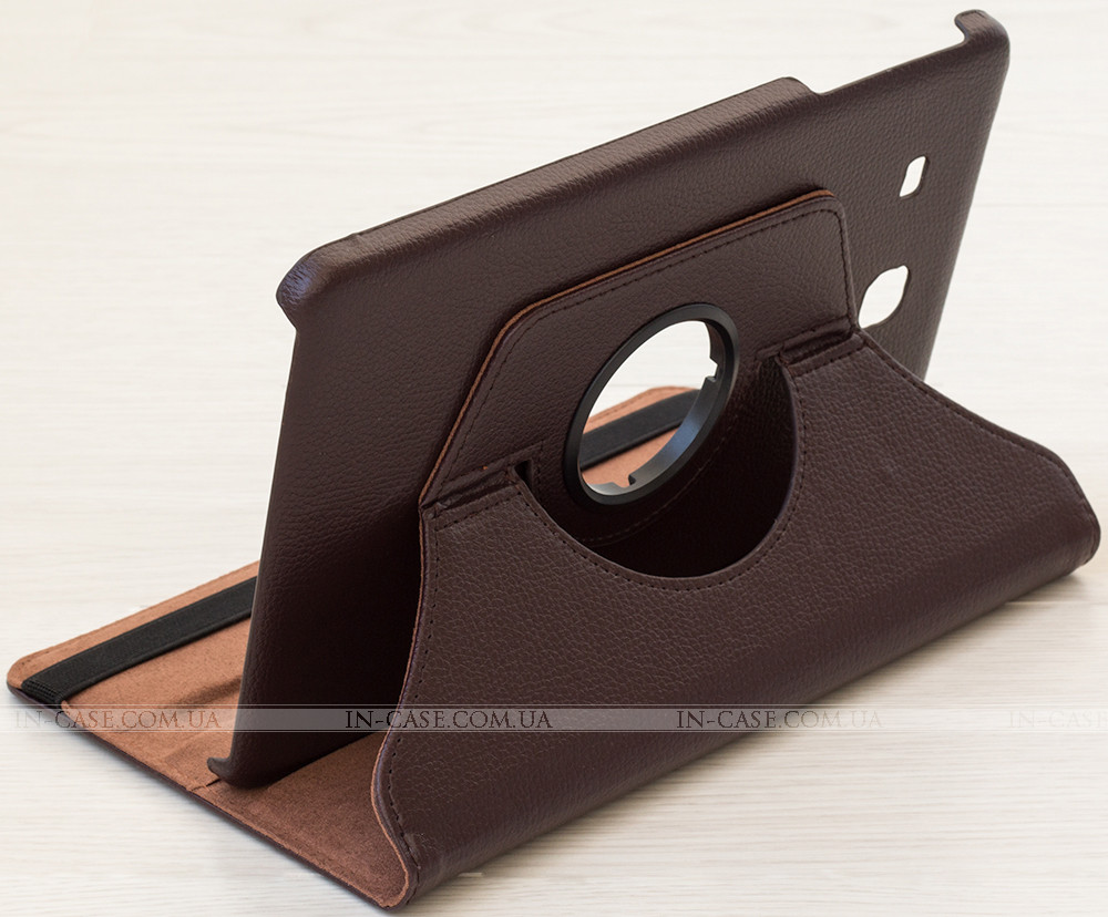 Поворотний чохол-підставка для Samsung Galaxy Tab E 9.6 SM-T560, SM-T561 Brown, фото 1
