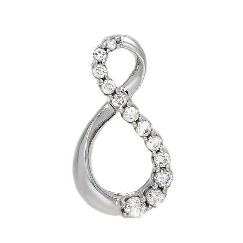 Золотий кулон із діамантами 0,25 каратів