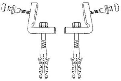 Кріплення для підлогового унітаза та біде Gustavsberg GB 1929900381