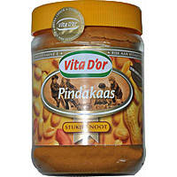 Арахісове масло Vita d'or Pindakaas Stukjes Pinda 600 м (з шматочками арахісу)