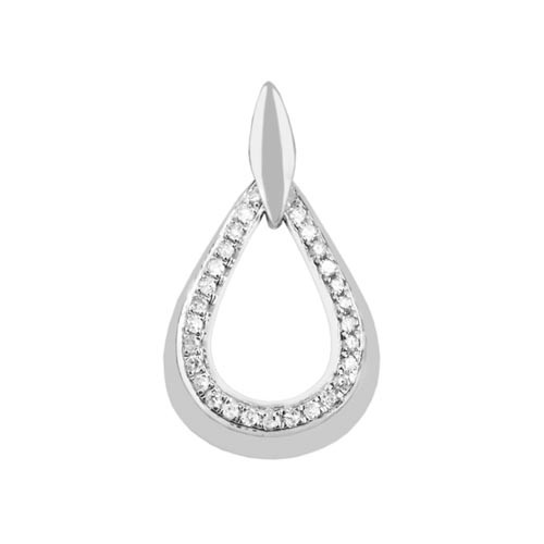 Золотий кулон з діамантами 0,15 карат