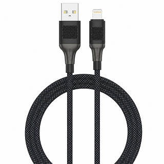 USB кабель Senteo SM-04 Eplosid series 2.4A Lightning 1м- черный