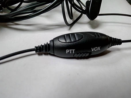 Гарнітура 3-дротова з VOX прихованого носіння для радіостанцій Kenwood/Baofeng/Wouxun/Quansheng тощо., фото 2