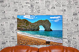Картина на полотні "Дердл-Дор. Скальні ворота. Англія. Природа".  60х40 см.