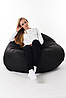 Чорне Безкаркасне Крісло мішок великого розміру XXL, фото 2