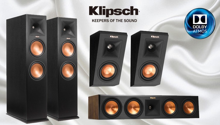 Klipsch Reference Premier 360° Dolby Atmos комплекти акустики для домашнього кіно, фото 1
