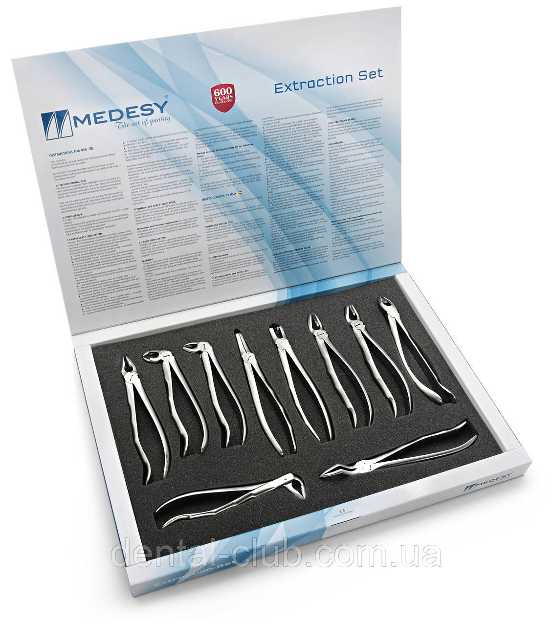 Набір щипців хірургічних для видалення зубів Blade Beaks, Medesy 2400/SET, фото 1