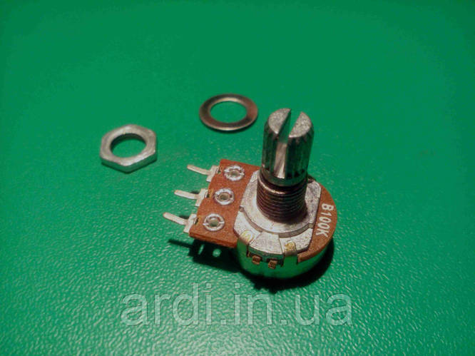 Переменный резистор 100K потенциометр WH148 (ID#517431542), цена: 15.09 ...