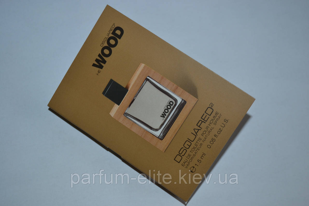 Пробник чоловічої туалетної води Dsquared2 He Wood 1.5ml