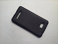 Чехол накладка HTC Desire 400 черный матовый