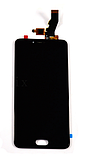 Дисплей (модуль) + тачскрін (сенсор) для Meizu M5s | M612H | M613H (чорний колір)