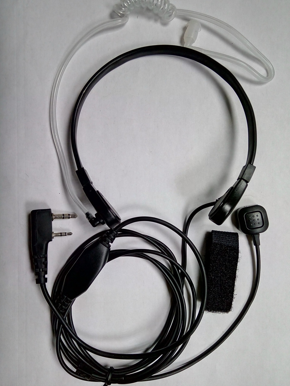 Гарнітура прихованого носіння з ларингофоном ML-15 K1 для радіостанцій Kenwood / Baofeng / Wouxun / Quansheng