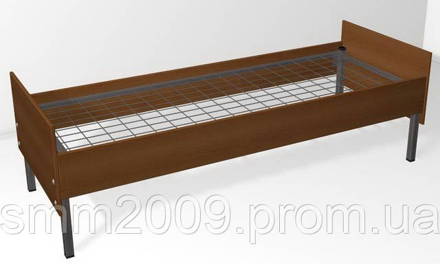 Кровать на металлокаркасе (сетка, боковины ДСП) - фото 1 - id-p200032755