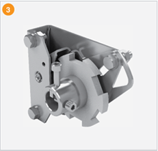Захист від обриву тросів для промислових секційних воріт
