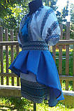 Сукня вишиванка з коротким рукавом для дівчинки., фото 4