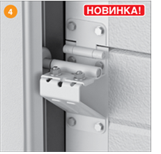 Боовые регульовані роликові кронштейни для промислових воріт