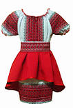 Сукня вишиванка з коротким рукавом для дівчинки., фото 2