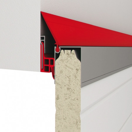 верхній ущільнювач для промислових секційних воріт