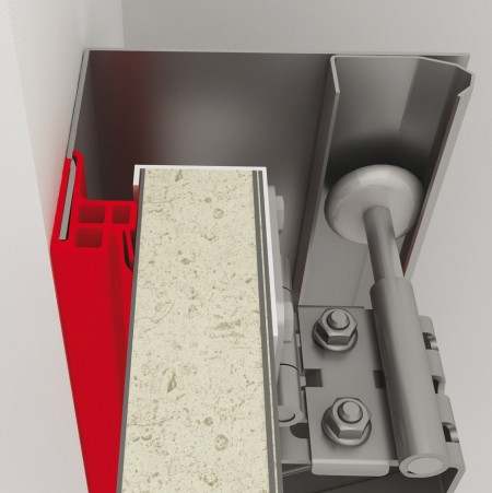 бічний ущільнювач для промислових секційних воріт