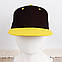 Чорна кепка-снепбек із жолтим козирком (Snapback), фото 4