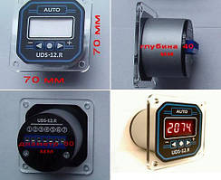 Терморегулятор/Термометр +4/+995 градусів 12/220 вольтів UDS-12.R