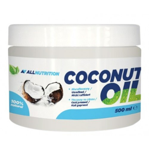 Coconut oil AllNutrition, 500 мл (нерафіноване)