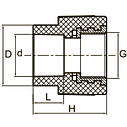 PPR Муфта з внутрішнім різьбленням FADO, фото 5