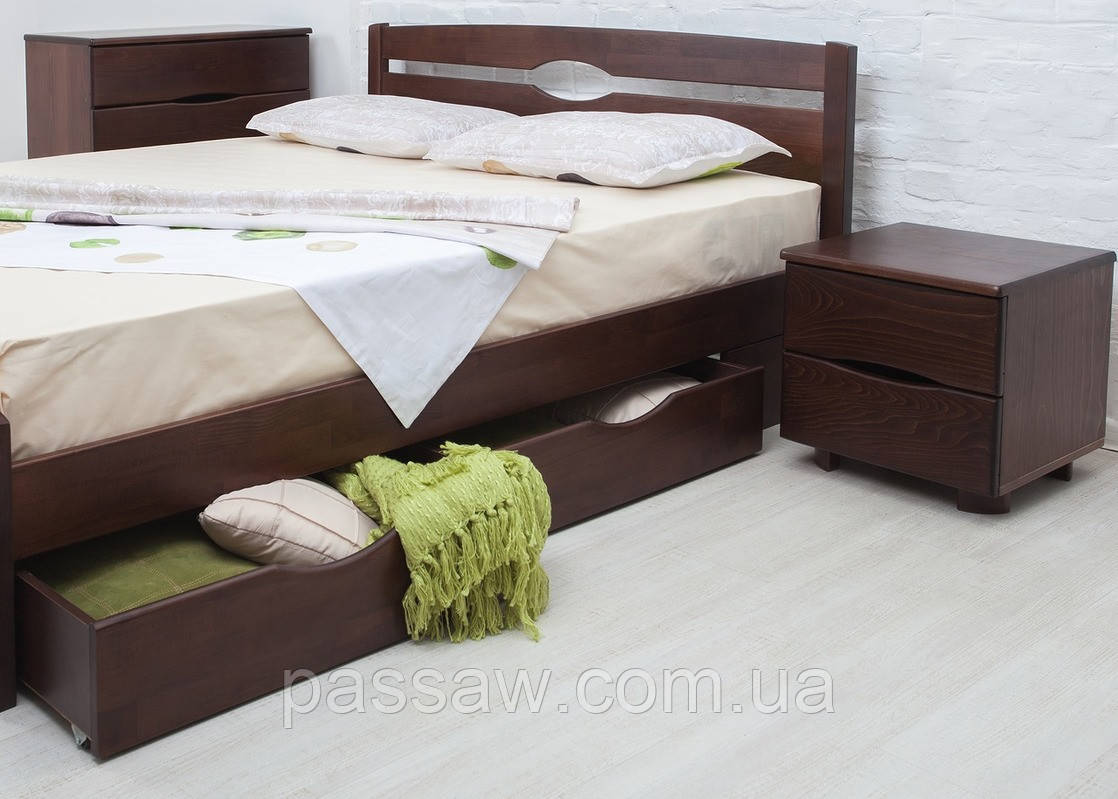 Кровать деревянная "Нова с ящиками" 0,8 - фото 6 - id-p517704831