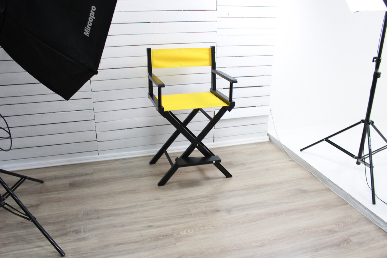 Визажный стул, режиссерский стул черный - фото 9 - id-p544012235