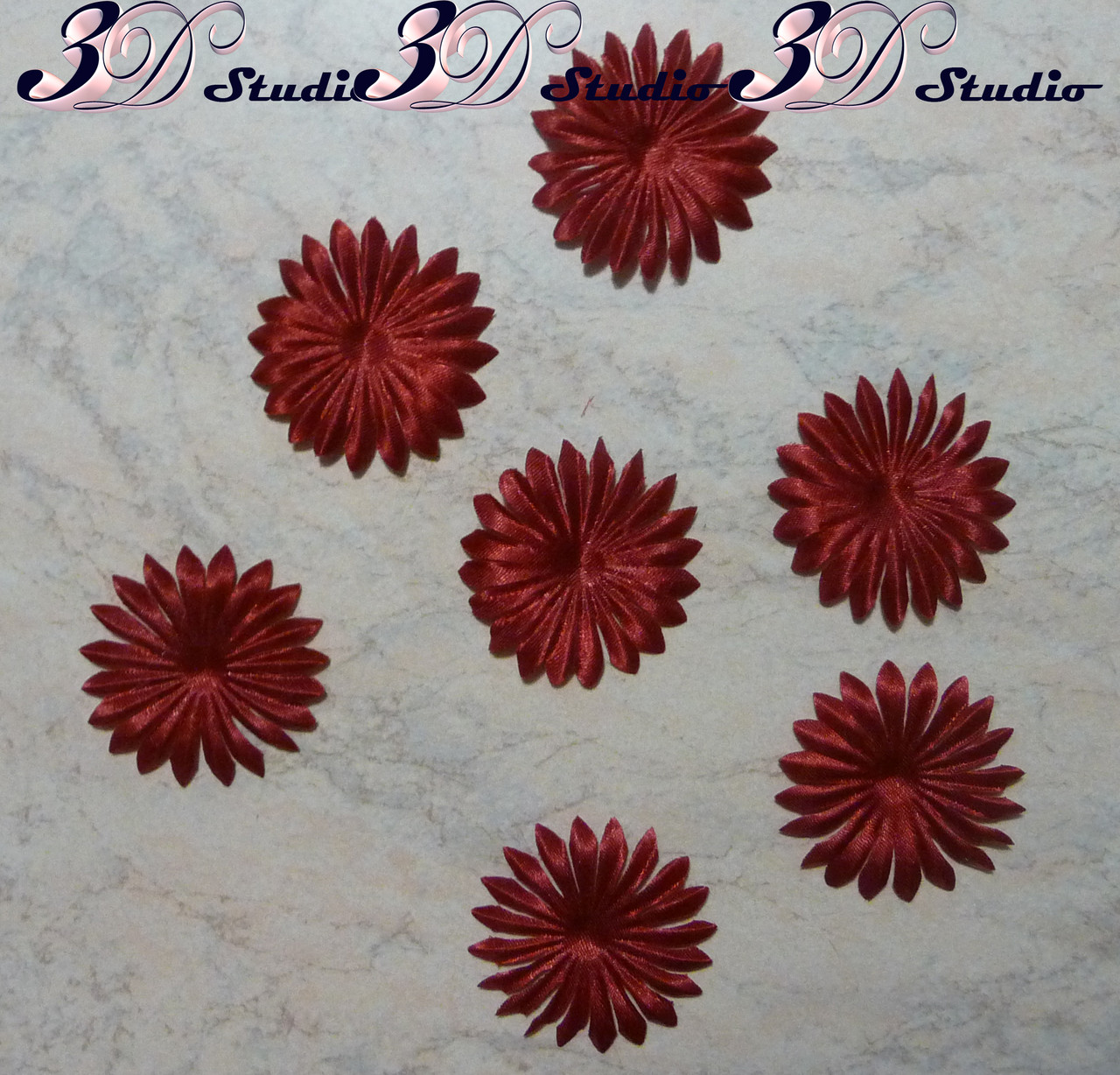 Прес основа для створення квітів бордовий, фото 1