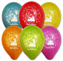 Кульки повітряні латексні з малюнком Хелло, Кітті 8тштук