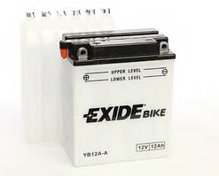 Аккумулятор мото EXIDE 12V 12AH 165A YB12A-A/EB12A-A [135X81X161]