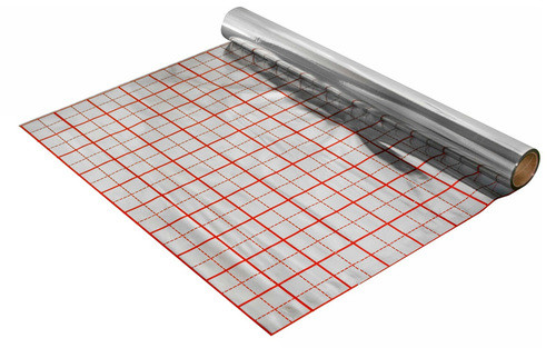 Фольга для теплої підлоги з розміткою рулон 50 кв/м (65 мікронів)