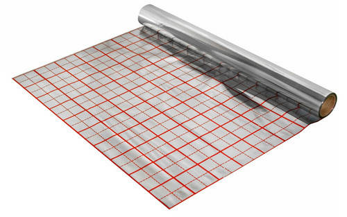 Фольга для теплої підлоги з розміткою рулон 50 кв/м (65 мікронів), фото 2