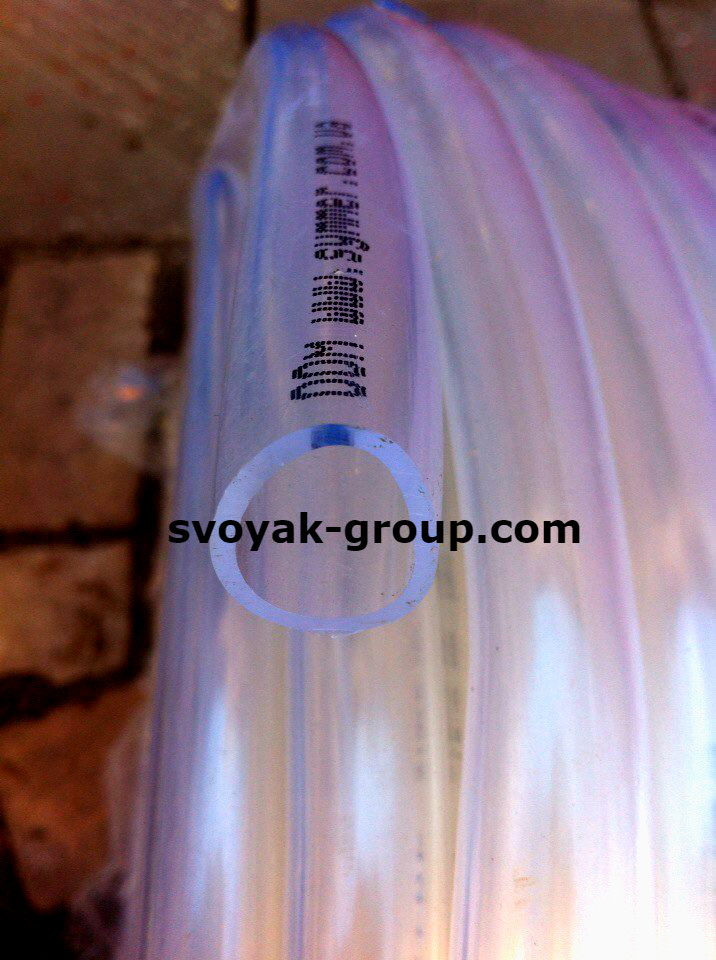 Шланг харчової ПВХ 18мм "Crystal-Symmer" (Україна).