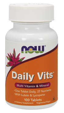 Витамины,  Now Foods, Daily Vits, 100tabl
