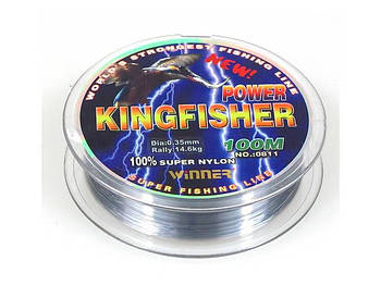 Волосінь KingFisher 0.25 (100м) світла