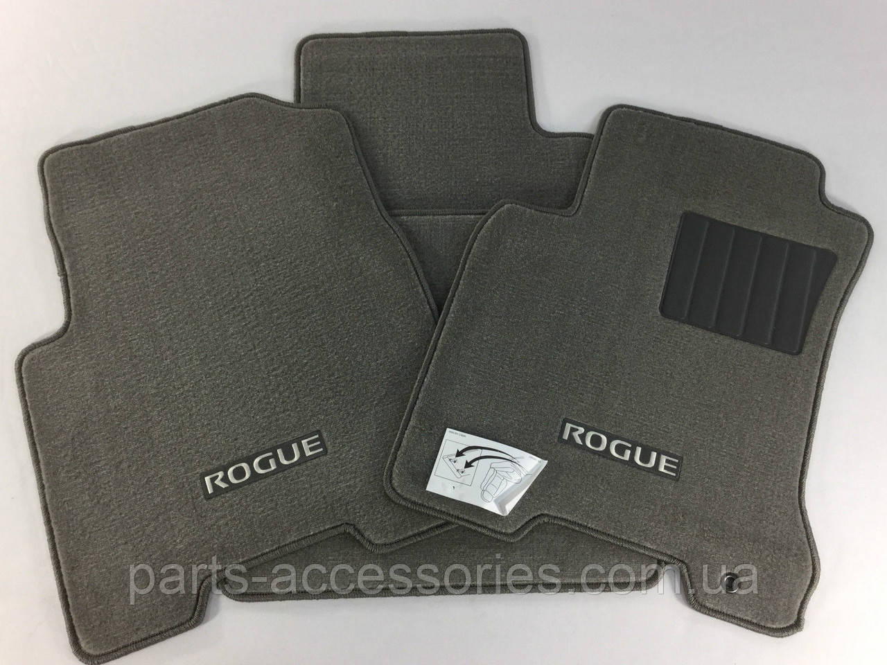 Килимки килими в салон велюрові сірі Nissan Rogue 2008-2014 Нові Оригінальні