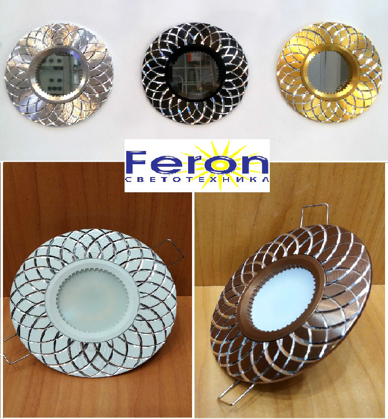 Точечный светильник Feron GS-M888 МR16 встраиваемый потолочный (разные цвета!) - фото 4 - id-p438769840