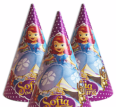Ковпачки для дитячого дня народження "Принцеса Софія " 