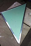 Алюмінієві люки Короб під фарбування в гіпсокартонний стеля трикутної форми, фото 2