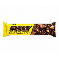 Батончик Brownie Hazelnut 12 шт по 45 г без добавленного сахара с фундуком