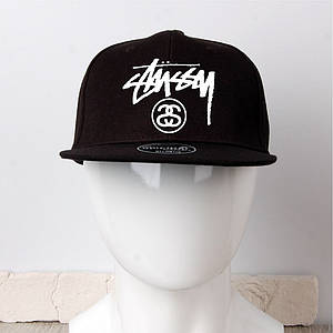 Чорний snapback Stussy